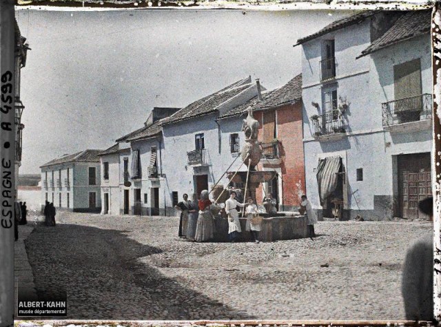 Espagne, Cordoue, Fontaine del Potro