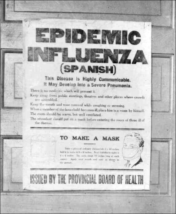 SpanishFluPosterAlberta